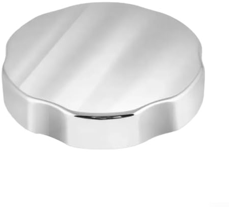 Qualoramall Drehbarer Drehknopf für die Badewanne, 74 mm, Messing-Finish, rundes Griff-Design für einfache Wasserdurchflussanpassung, Überlaufschutz, Badezimmer-Befestigung