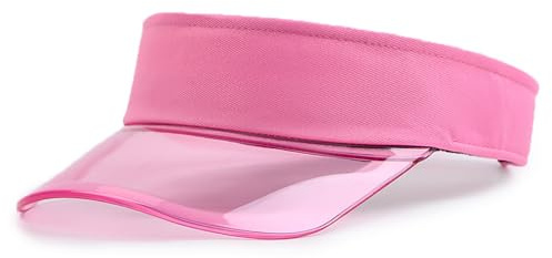 HAWILL Sonnenvisier Sonnenhut Damen Leoparden Druck Visor Cap Sport Sonnenschutz Strand Sonnenblenden Hut 80er Jahre UV Schutz Kappe Sommer für Golf Tennis