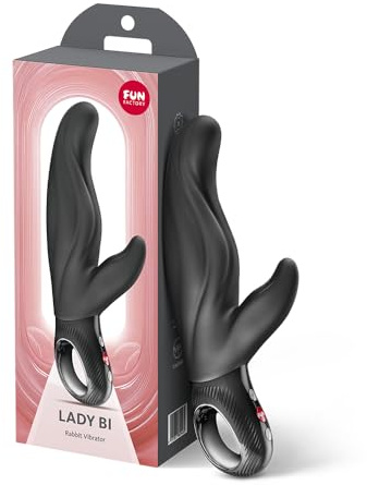 Fun Factory Lady Bi | Rabbitvibrator für Frauen | 12 Programme | IPX7 | A-Punkt- & Klitorisstimulation | 2 separat steuerbare Motoren | Sexspielzeug | Sex Toys | Hautfreundliches Silikon