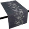 DecoHomeTextil Heimtextilmanufaktur Miami 3D Druck Tischläufer Tablerunner Breite 40 cm Länge und Farbe wählbar Grau 40 x 160 cm