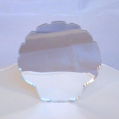 Schalen Tortenaufsatz - verspiegelt, 10 CM