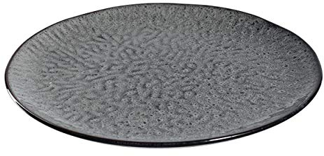 Leonardo - Matera - Essteller, Speiseteller, Teller - Keramik - Farbe: Anthrazit, Grau - Maße (ØxH): 27 x 2 cm