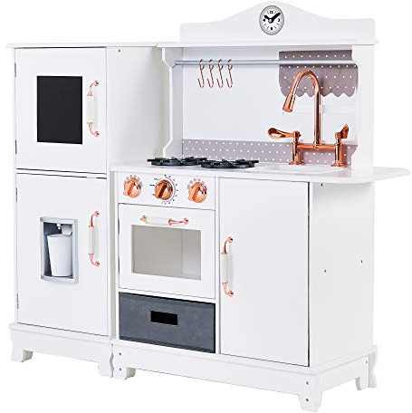 Teamson Kinder - Little Chef Marseille Retro Spielküche - White