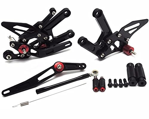 Motorrad Fußrastenanlage CNC Einstellbare Fußrasten Fußstütze Für Yamaha YZF-R6 R6 R6R 2006-2020