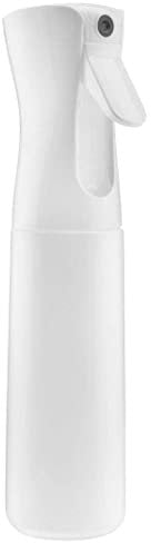Alpree Botella de spray para el cabello, botella de agua continua vacía ultrafina para peinar el cabello, mascotas, plantas, limpieza, niebla y cuidado de la piel, salones, para domar el cabello por