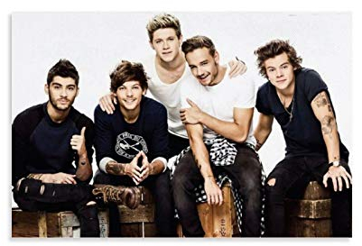 RUIQIU 1Dposter One Direction Leinwanddrucke für Zimmer, ästhetische Wandkunst, Schlafzimmer, Poster, Malerwände, Esszimmer, Dekoration, 30 x 45 cm