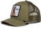 Goorin Bros. The Farm, cappellino da camionista con chiusura posteriore a scatto, da uomo, oliva, Bouncer, Verde oliva, Taglia unica