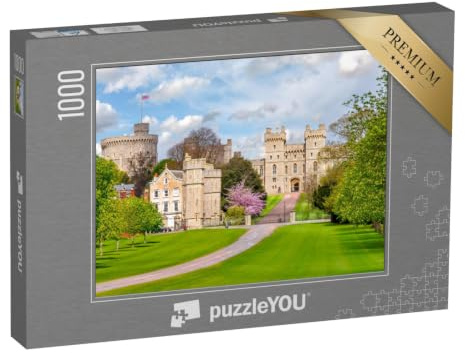 puzzleYOU: Puzzle 1000 Teile „Schloss Windsor im Frühling, England“ – aus der Puzzle-Kollektion England