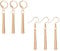 YouU 6 Stück One P. Anime Schmuck Roronoa Zoro Ohrhaken/Runde Ohrringe für Fans Cosplay Mode Schmuck