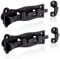 XFORT Smithy's Range 2 Pack 120mm Black Antique Straight Bolts, Traditional Cast Iron Slide Bolt, Surface Mounted Bolt, Ideal For Internal And External Wooden Doors, Shed Doors And Gates.