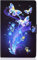 ONETHEFUL - Funda para Samsung Galaxy Tab A 9.7 SM-T550/T555 y Tablet Funda Protectora con Piel sintética y Soporte, diseño de Mariposa