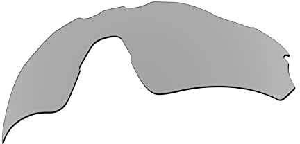 EZReplace Verres de rechange pour lunettes de soleil Oakley Radar EV Pitch OO9211 (verres polarisés), Métal argenté, taille unique