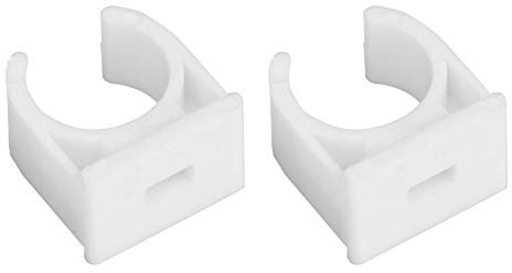 Kunststoff-Rohrschelle, Rohrschelle, 20 Stück 16/20/25/32 Mm PPR U-Form-Rohrschelle, Rohrbefestigungshalter mit Schrauben (16 Mm), Rohrschellen (16mm+ Schraube 20St)