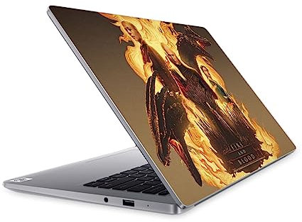 Head Case Designs Offizielle House of The Dragon: Television Series Feuer Und Blut Siegel Und Charaktere Vinyl Haut Aufkleber Abziehbild Abdeckung kompatibel mit Mi Notebook 14 (2020)