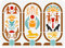 FINGERINSPIRE Ägyptische Hieroglyphen Schablone 21x29.7 cm Ägypten Kartusche Malvorlage Ägyptisches Symbol Sphinx Auge des Horus Schablone Zum Malen Auf Holz Wand Stoff Möbeln