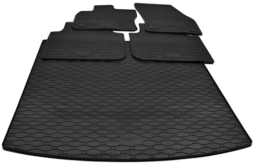 Mattenprofis Gummimatten + Gummi Kofferraumwanne Set RKK passend für Skoda Kodiaq ab Bj. 2016