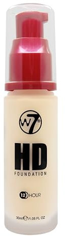 W7 HD Foundation - Porcelain