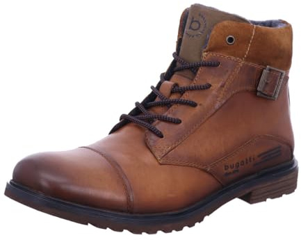 bugatti Herren-321-A0U3C-3500-6300-Stiefel Kaltfutter,cognac,46