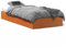 vidaXL Massivholzbett, Holzbett mit Kopfteil Lattenrost, Einzelbett für Schlafzimmer, Bett Bettgestell, Modern, Wachsbraun 90x200cm Kiefer
