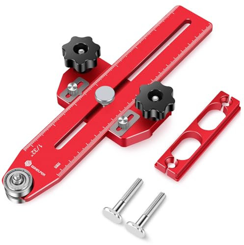 Thin Rip Jig Table Saw Jig Guide for Making Repetitive Narrow Strip Cuts, Fit for 3/8 x 3/4 T Slot and U Shape Slot,1/4 x 3/8 T Slot, Works with Table Saw Band Saw Router Table