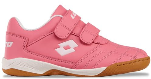Lotto Sneaker Unisex per Bambini, Fr Rosa e Bianco, 33 EU