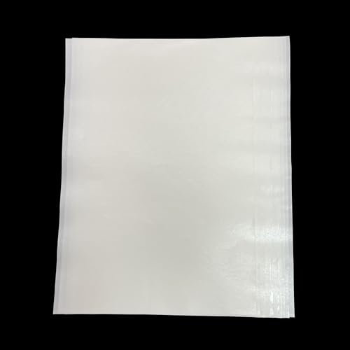 A4 Size Iron On Adhesive Sheet Double-Sided Bondaweb for Applique Craft Patches,Fabric Adhesive,Light Weight Fusible Interfacing with Paper Backed