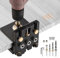 Ampvolts 3 in 1 Pocket Hole Jig kit,Adjustable Doweling Jig Pocket Hole Jig Kit with 6/8/10/15mm Drill bits Woodworking Tools for Drilling Guide Locator Punching