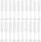 20 Pièces Blanc Stick Inhalateur pour Huiles Essentielles Nez, Tubes D'huile Essentielle Inhalateur Nasal Rechargeables Plastiques Vides avec 20 Mèches, Tube Aromathérapie pour Détendre Le Corps