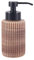 soap dispenser with pump Ceramic Soap Dispenser Foam Face Wash Push Bottle Dispenser Bottle Household Lathering Empty Bottle bathroom kitchen lotion(Bruin)