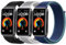 SUGARJAR Nylon Straps Compatible with Huawei Band 8/9/10, Sport Replacement Strap for Women Men