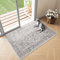 HUGEAR Vintage Schwarz Waschbarer Teppich im Eingangsbereich 60x90cm fußmatte badezimmerteppich Weich rutschfest Retro Kleiner Tepich Kurzflor Bad Schlafzimmer Carpet Bedroom