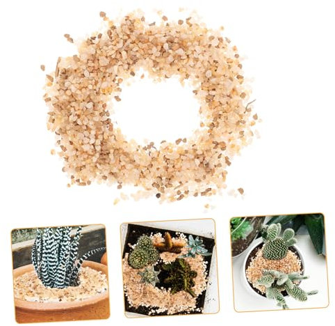 TOGEVAL 1 Sack Sandstein Sukkulenten Füllsteine Dekorative Kieselsteine Für Sukkulenten Pflanzenbedarf Naturkiesel Für Pflanzgefäße Und Landschaftsgestaltung