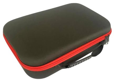 Werkzeugtasche, Ochsenstoff, leer, Aufbewahrungsbox, Bohrer-Organizer, Reißverschluss, Arbeitstasche, wiederverwendbare Outdoor-Schutzhülle, rot, L(33*22.5*9cm), Klassisch