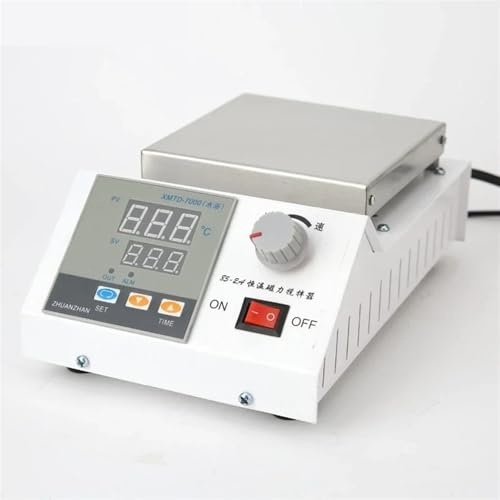 Magnetic Stirrer Hot Plate Mixer - Digital Thermostat for Heating, Speed & Temperature Control, Ideal for Laboratory and Workshop Use, Electric Stirrer with Timing Features
