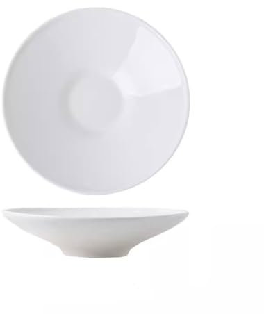SFANIIX Bol de Service Assiette creuse créative, plat froid, assiette froide, assiette commerciale, vaisselle de Club d'hôtel, assiette creuse Saladier | Bol Profond(M)