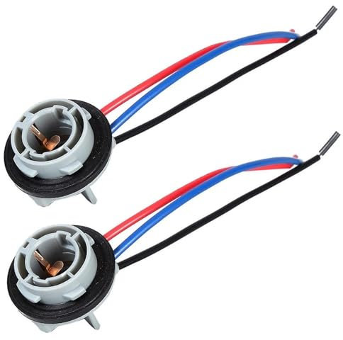 Auto Kabelstecker 2 stücke Auto Bremse Licht 1157 Birne Buchse BAY15D Lampe Halter P21/5W Adapter Basis Stecker Zubehör