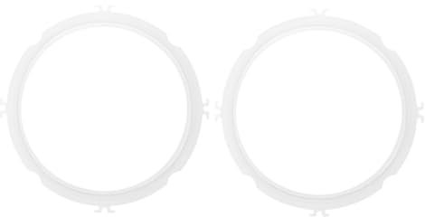 TIDTALEO 2pcs Thickened Silicone Pot Ring Pressure Cooker Sealing Ring Replacement Gasket for Pressure Cookers