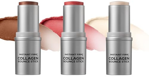Peter Thomas Roth - Instant FIRMx Collagen Bounce Stick Set – 3 Farben Sheer Glow, Bronze Glow & Blush Glow – 10% Kollagenkomplex, Hyaluronsäure, Peptide – Feuchtigkeit, Volumen & Glow