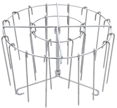 Grill Skewers Holder - Vertical Spit Holder, Steel Kebab Cooking Frame | Bacon Sticks Organizer for Compact Ovens, Rotisserie Accessory for Results