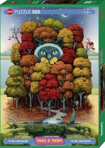 with Andy Kehoe, HEYE Puzzle von Andy Kehoe: Puzzle 500 Teile, Standard Puzzles, Fördert Konzentration, IQ Puzzle Spiele, Perfekt für die Puzzlematte, Gelegte Größe (ca.): 18,5 x 27,1 cm