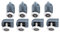Ruedas Mampara Ducha Repuesto Ruedas Mampara Rodillos Mampara Ducha Rodamiento Mampara Ducha Rodillos Puerta de Ducha Correderas de Puerta de Ducha Ruedas de Mampara de Ducha 8Pcs Single Whee