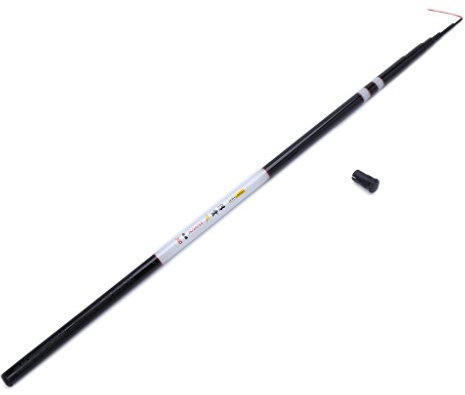 Yanhonin 3,6 – 7,2 m Fiberglas Angelrute Karpfenrute, tragbar, ultraleicht, Teleskopstange (3,6 m)