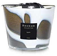 Baobab Collection Luxuriöse Kerzensteine Achat (Rhabarber-Acai-Beere-Pfingstrose), 4 bis 7 Dochte, hergestellt in der EU (MAX10)