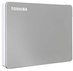 Toshiba Canvio Flex HDTX140XSCCA Disque dur externe USB 3.0 pour PC, Mac, et tablette Argenté 4 To