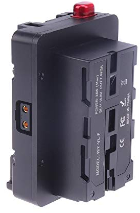 FocusFoto V-Lock D-tap Battery Plate Adapter for Sony NP-F Battery to V Mount Battery Supply Monitor Camera