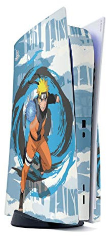 DeinDesign Autocollant Compatible avec Sony PlayStation 5 Disc Edition Sticker Film Autocollant Produit sous Licence Officielle Manga Naruto Shippuden