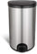 Chabrias Ltd Luxury Hygienic Trash Waste bin Toe Touch foot sensor 50L capacity No touch Hands Free pedal bin Stainless steel