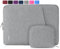 NEWHEY Laptophülle 13 Zoll Stoßfest Laptop Notebook Tasche Hülle Wasserdicht Schutzhülle Sleeve Case Kompatibel 13-13.3 mit Klein Fall Grau