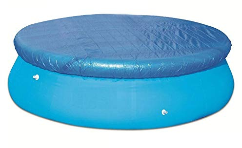 Pool Abdeckplane - Pool Cover - Poolabdeckung Rund PE Schutzplane, Abdeckplane Für Frame Pool, Wasserdicht Staubdicht, Blau (366cm)