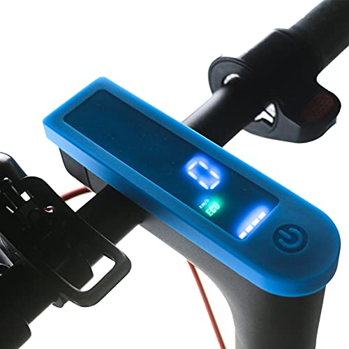 HYGJ Tmom M365 Funda protectora de pantalla de silicona para Xiaomi Mijia M365/M365 Pro pantalla LED salpicadero cubierta impermeable (azul)
